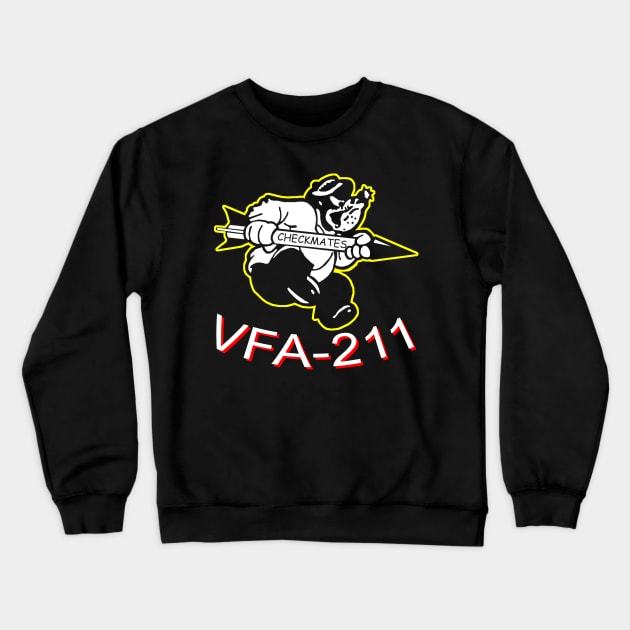 Checkmates VFA-211 Crewneck Sweatshirt by TeeGo